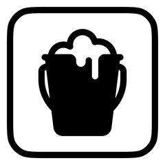 Editable water bucket vector icon. Part of a big icon set family. Perfect for web and app interfaces, presentations, infographics, etc