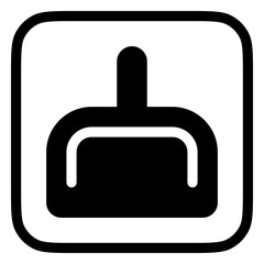 Editable dustpan vector icon. Part of a big icon set family. Perfect for web and app interfaces, presentations, infographics, etc