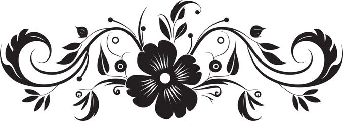 Sculpted Spirals Elegant Decorative Doodle Icon in Monochrome Fanciful Flourishes Stylish Vector Icon Featuring Doodle Decorative Elements