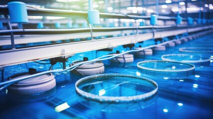 From automated feeding systems to computercontrolled water quality management, this fish farming facility utilizes the latest in technology to ensure topnotch production.
