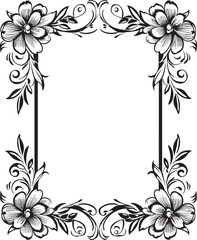 Infinite Impressions Crafting Timeless Beauty with Doodle Decorative Frame Vector Black Logo Design Ornamental Odyssey Embarking on a Decorative Journey with Doodle Frame Vector Black Logo Symbol