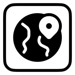 Editable globe, location, satellite map vector icon. Map, location, navigation. Part of a big icon set family. Perfect for web and app interfaces, presentations, infographics, etc