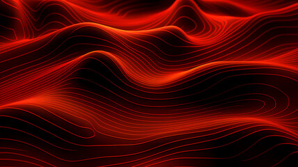 Obraz premium Abstract line art background, technological background