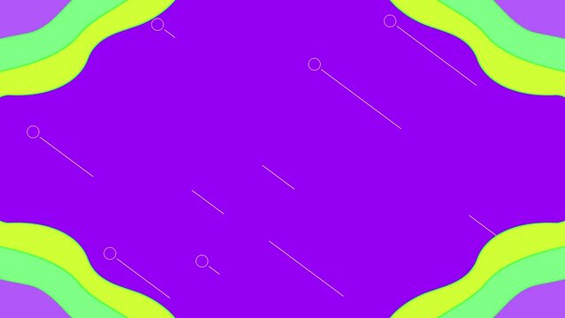 Loop animation of purple background for title movie