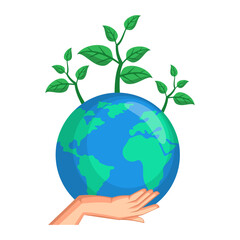 Earth Day Illustration