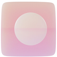 Pink Geometric Abstract