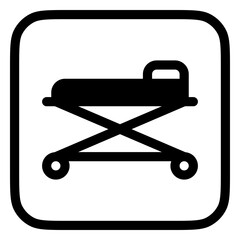 Editable stretcher vector icon. Part of a big icon set family. Perfect for web and app interfaces, presentations, infographics, etc