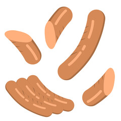 ウインナーソーセージのイラスト