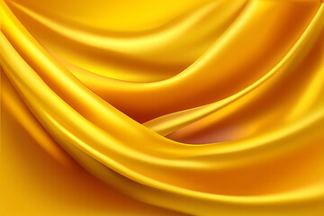 Fototapeta premium Yellow gradient silk background. Elegant and modern, perfect for any design. 