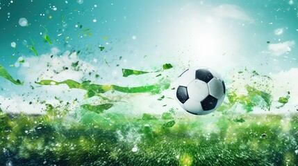 Fototapeta premium football banner sport background illustration basketball baseball, tennis volleyball, hockey rugby football banner sport background