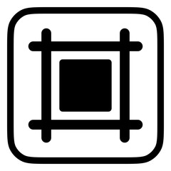 Editable frame, artboard vector icon. Part of a big icon set family. Perfect for web and app interfaces, presentations, infographics, etc