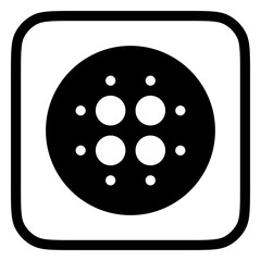 Editable lens blur vector icon. Part of a big icon set family. Perfect for web and app interfaces, presentations, infographics, etc