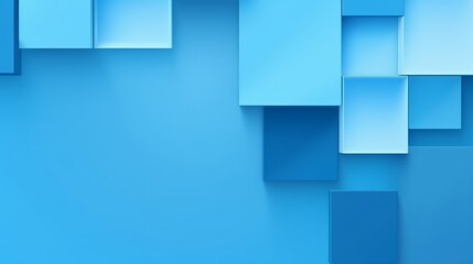 Vibrant blue abstract background with geometric squares – ideal for sale banners, brochure wallpapers, and landing pages