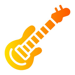 electric guitar Gradient icon