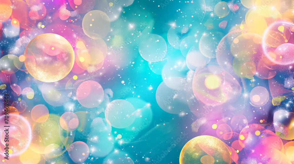 Wall mural sparkling shimmering abstract background