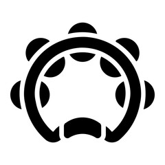 tambourine Solid icon