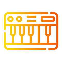keyboard Line Gradient Icon