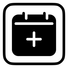 Obraz premium Editable vector add new calendar event icon. Part of a big icon set family. Perfect for web and app interfaces, presentations, infographics, etc