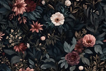 background with flowers