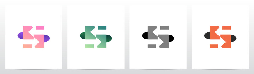Fototapeta premium Exchange Opposite Arrow Letter Logo Design N