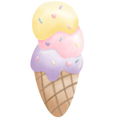 pastel ice-cream 