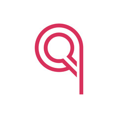 Monogram Q design vector logo. Monogram initial letter mark Q logo design. Monogram design vector logo. Monogram initial letter mark Q logo design. Simple Q monogram. Monogram Q design logo