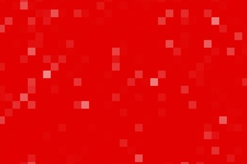 Abstract red background with square pattern.