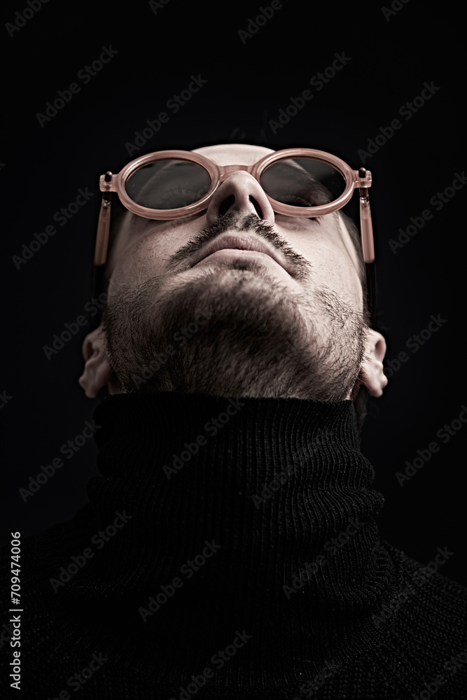 Poster vogue of sunglasses