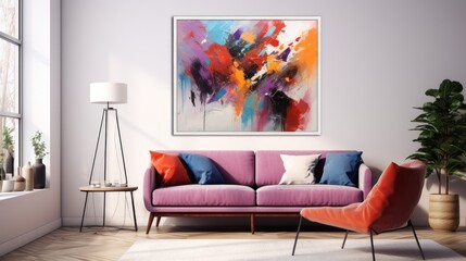 Abstract artwork with colorful brushstrokes, expressing the vibrancy and diversity of thought