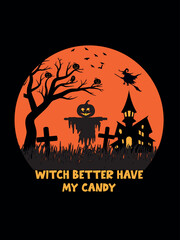 Halloween t-shirt design