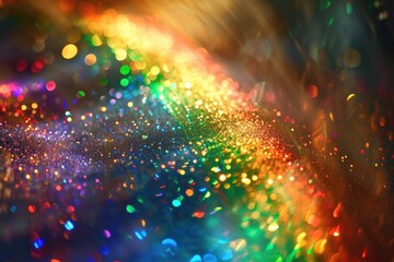 sparkling particles