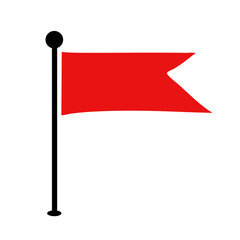 Flag pole icon