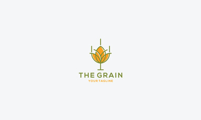 agriculture and natural farm logo design vector template