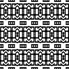 Abstract Shapes.Vector Seamless Black and White Pattern.Design element for prints, decoration, cover, textile, digital wallpaper, web background, wrapping paper, clothing, fabric, packaging, cards.
