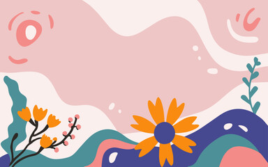 Abstract background poster. Good for fashion fabrics, postcards, email header, wallpaper, banner, events, covers, advertising, and more. Valentine's day, women's day, mother's day background.