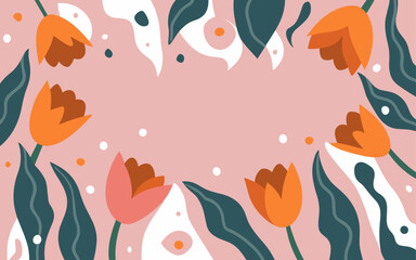 Abstract background poster. Good for fashion fabrics, postcards, email header, wallpaper, banner, events, covers, advertising, and more. Valentine's day, women's day, mother's day background.
