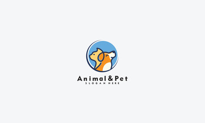 animal and pet logo Vector template