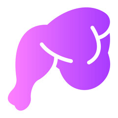 chicken Gradient icon