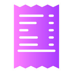 bill Gradient icon