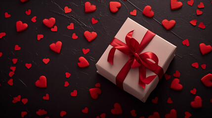 Valentine's Gift Box with Ribbon