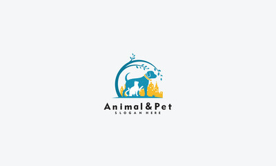 animal and pet logo Vector template