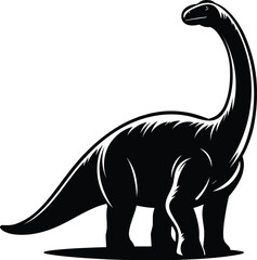 Apatosaurus Dinosaur vector illustration
