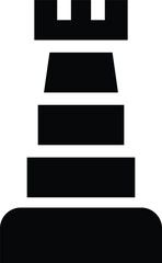 Rounded filled Chess Icon