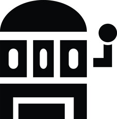 Rounded filled Slot Icon