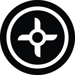 Rounded filled Target Icon