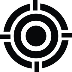 Rounded filled Target Icon
