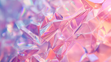 holographic glass shards abstract background.