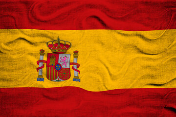 Fototapeta premium National flag of Spain. Background with flag of Spain