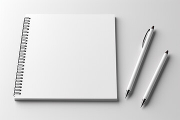 Blank Stationery Set Mockup created with Generative AI