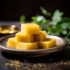 Mysore Pak, a South Indian sweet delicacy